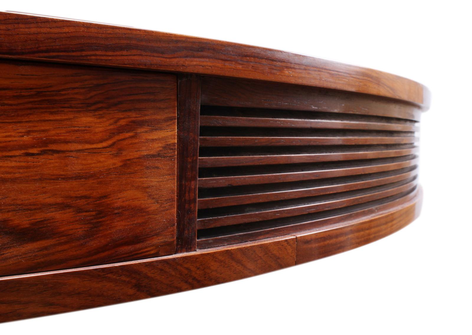 Rosewood Drum Table by Robert Heritage for Archie Shine, circa 1957 2