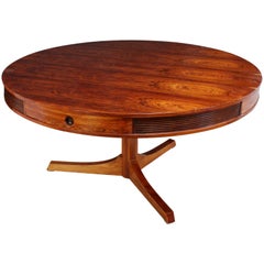 Rosewood Drum Table by Robert Heritage for Archie Shine, circa 1957