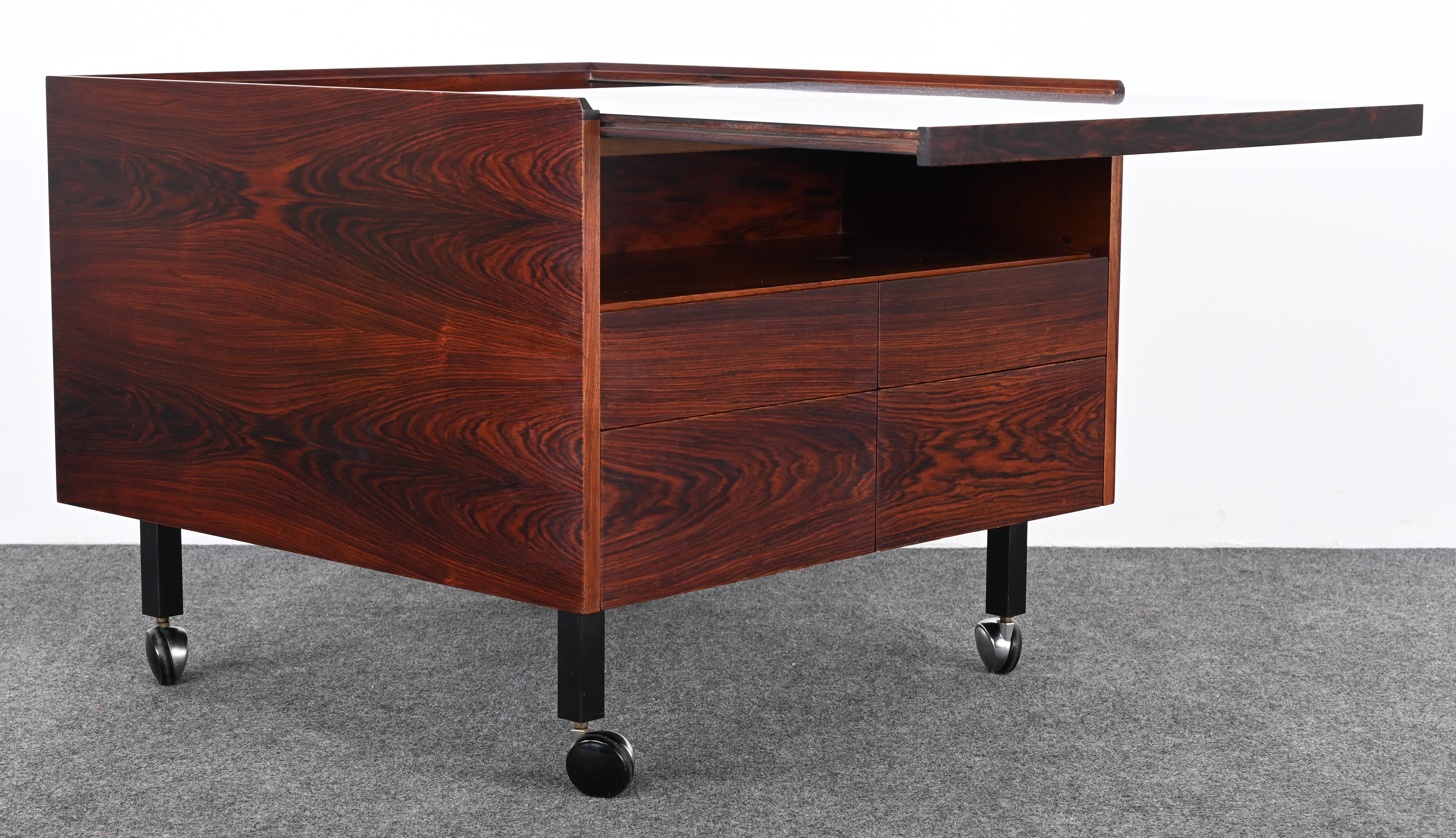 Mid-20th Century Rosewood Dry Bar Attributed to Arne Vodder for Sibast, 1950s