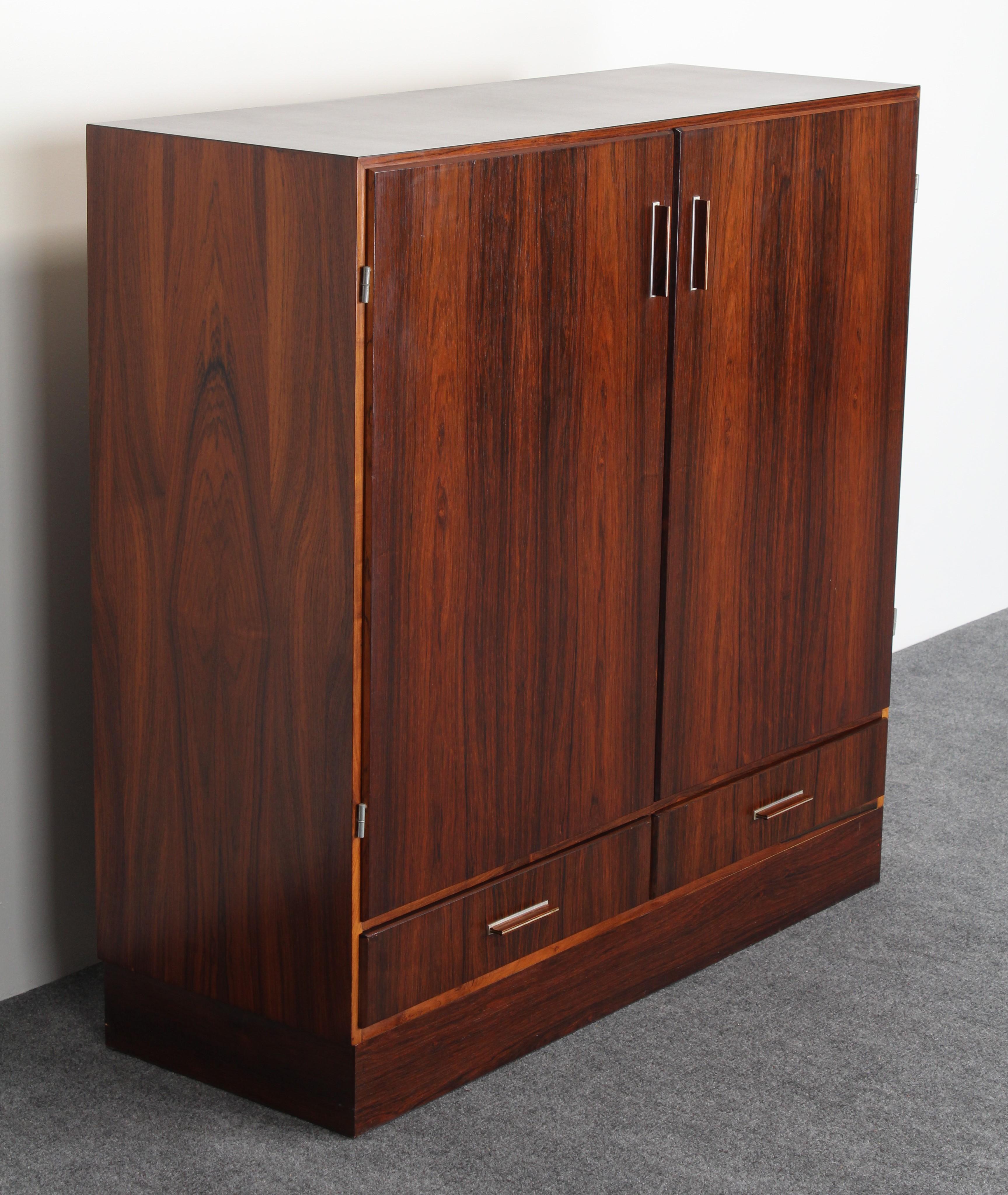 Danish Rosewood Dry Bar by Axel Christiansen for ACO Mobler, 1960s