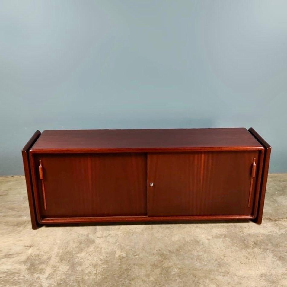 New Stock ✅

Rosewood Dyrlund Danish Sliding Sideboard Credenza Mid Century Vintage Retro MCM

This mid century sideboard was manufactured by Dyrlund in Denmark in the 1960s. Made from rosewood and features two sliding doors with shelving space on