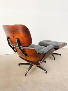 Rosewood Eames Lounge and Ottoman 670/671 by Herman Miller