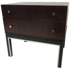 Rosewood Ebony Nightstand / End Table by American of Martinsville