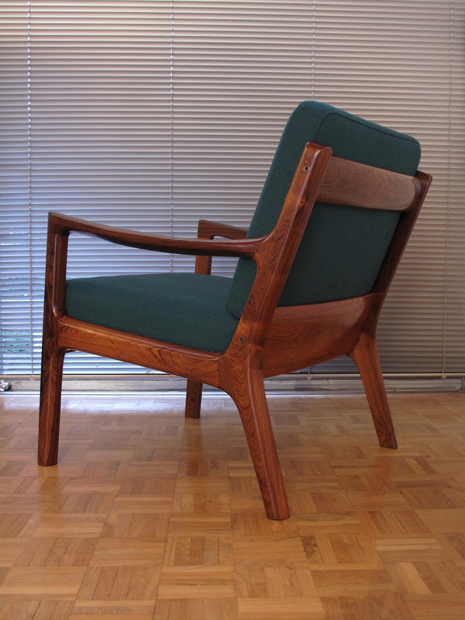 Rosewood Edition Ole Wanscher Senator Chair For France & Son 4