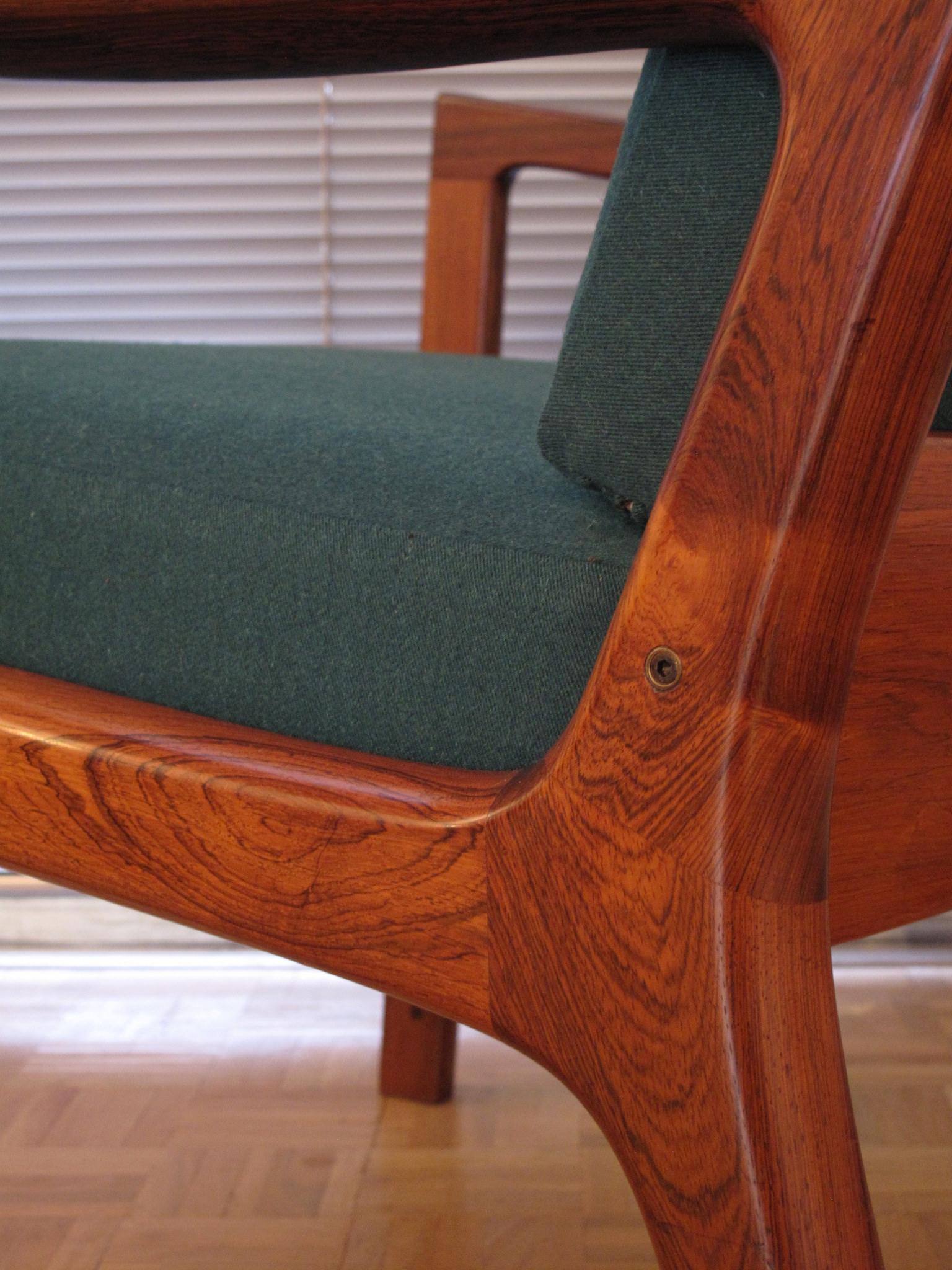 Rosewood Edition Ole Wanscher Senator Chair For France & Son 8
