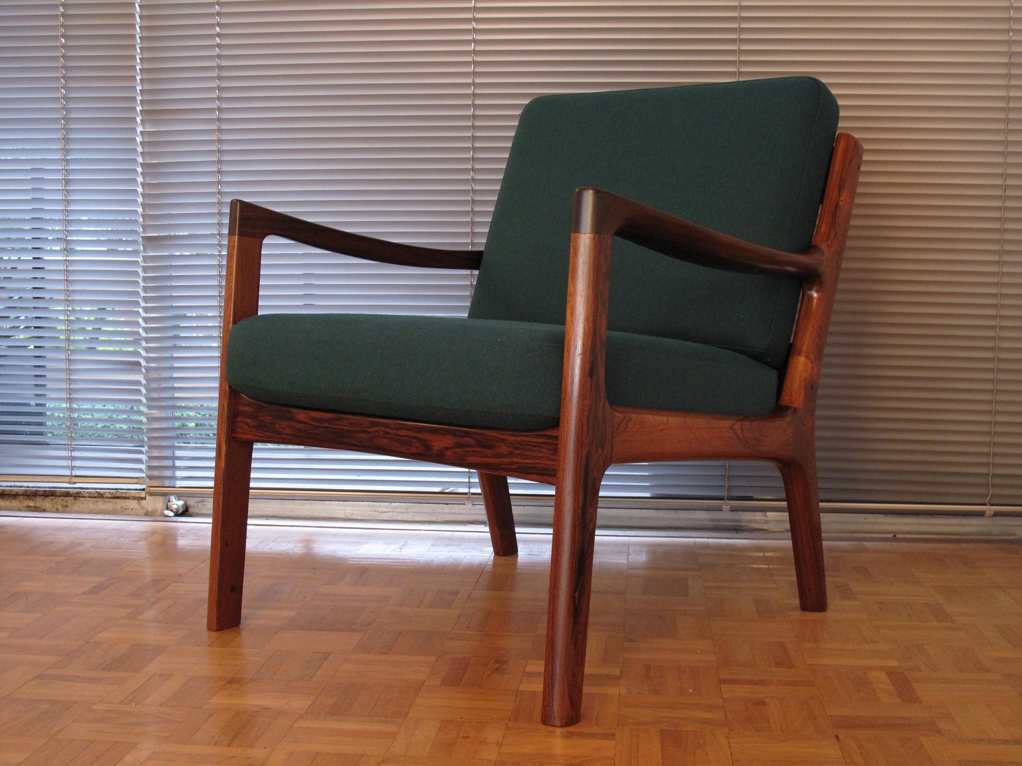 Rosewood Edition Ole Wanscher Senator Chair For France & Son 9