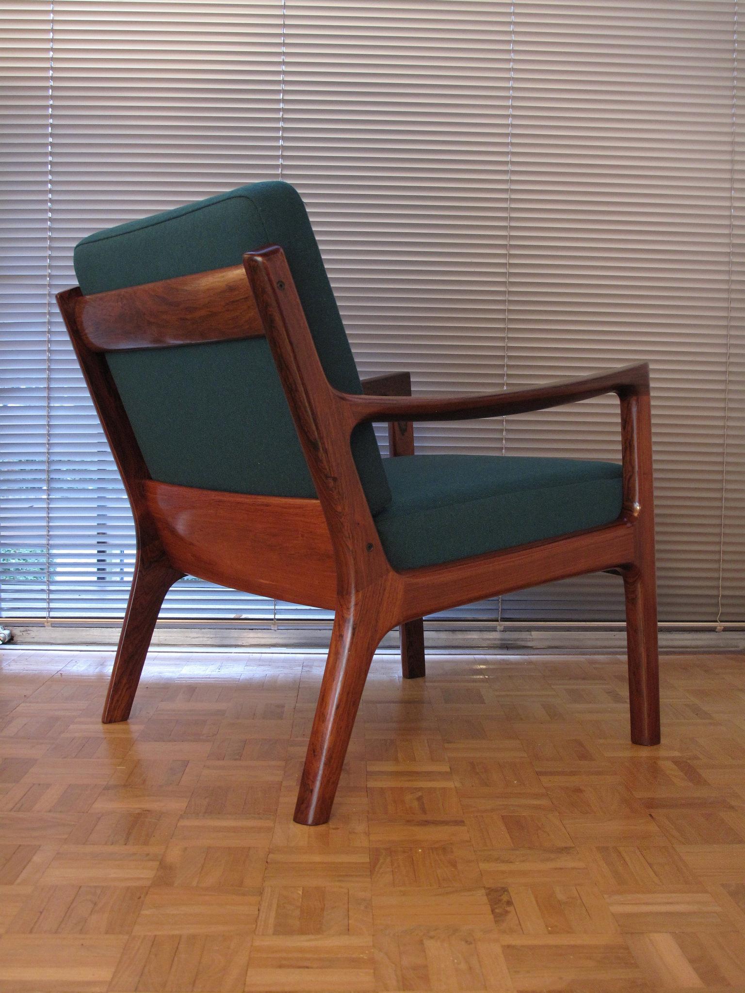 Rosewood Edition Ole Wanscher Senator Chair For France & Son 3