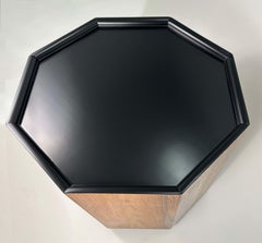 Rosewood End Table with Concealed Door