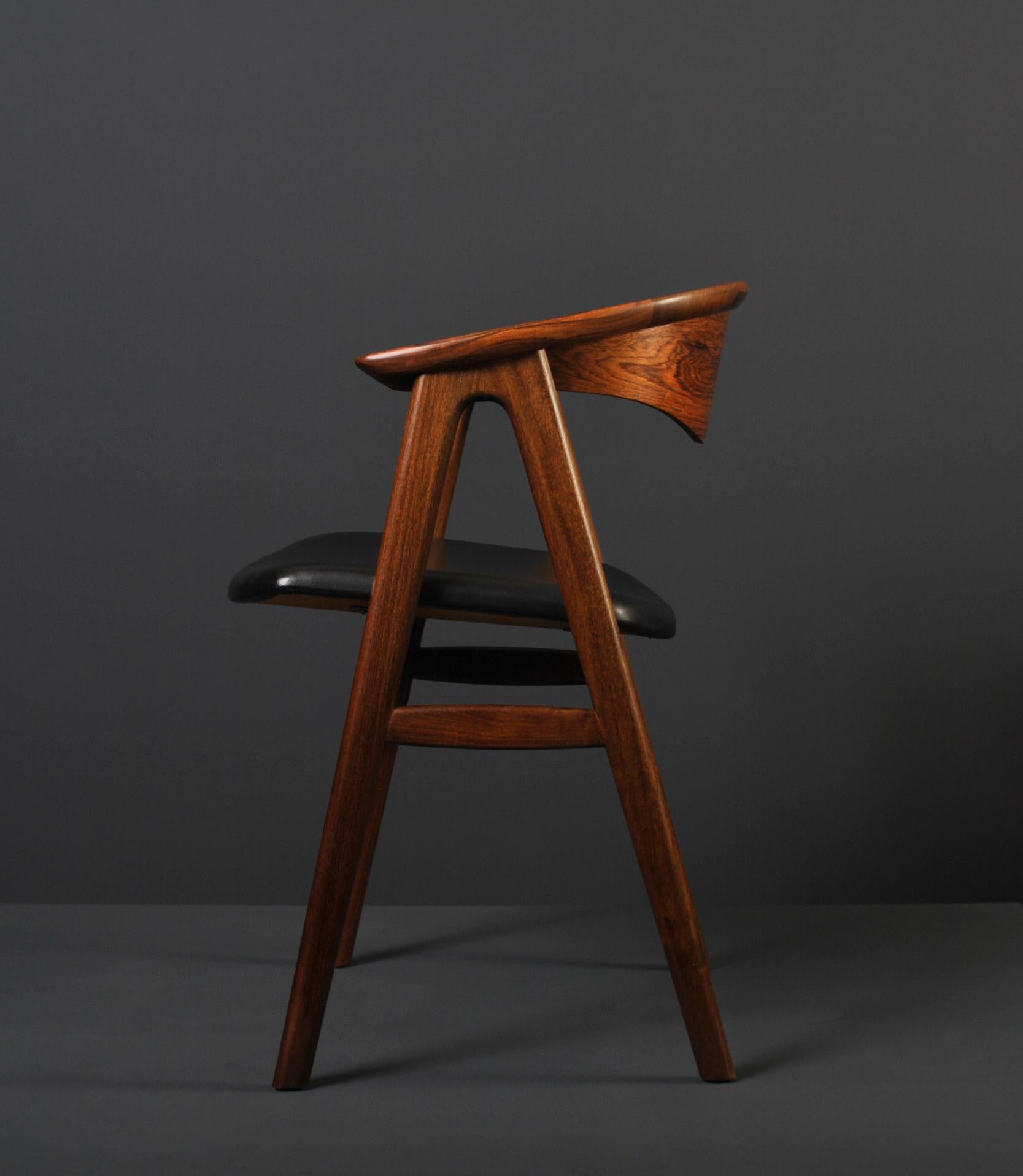 Rosewood Erik Kirkegaard Desk Chair 1