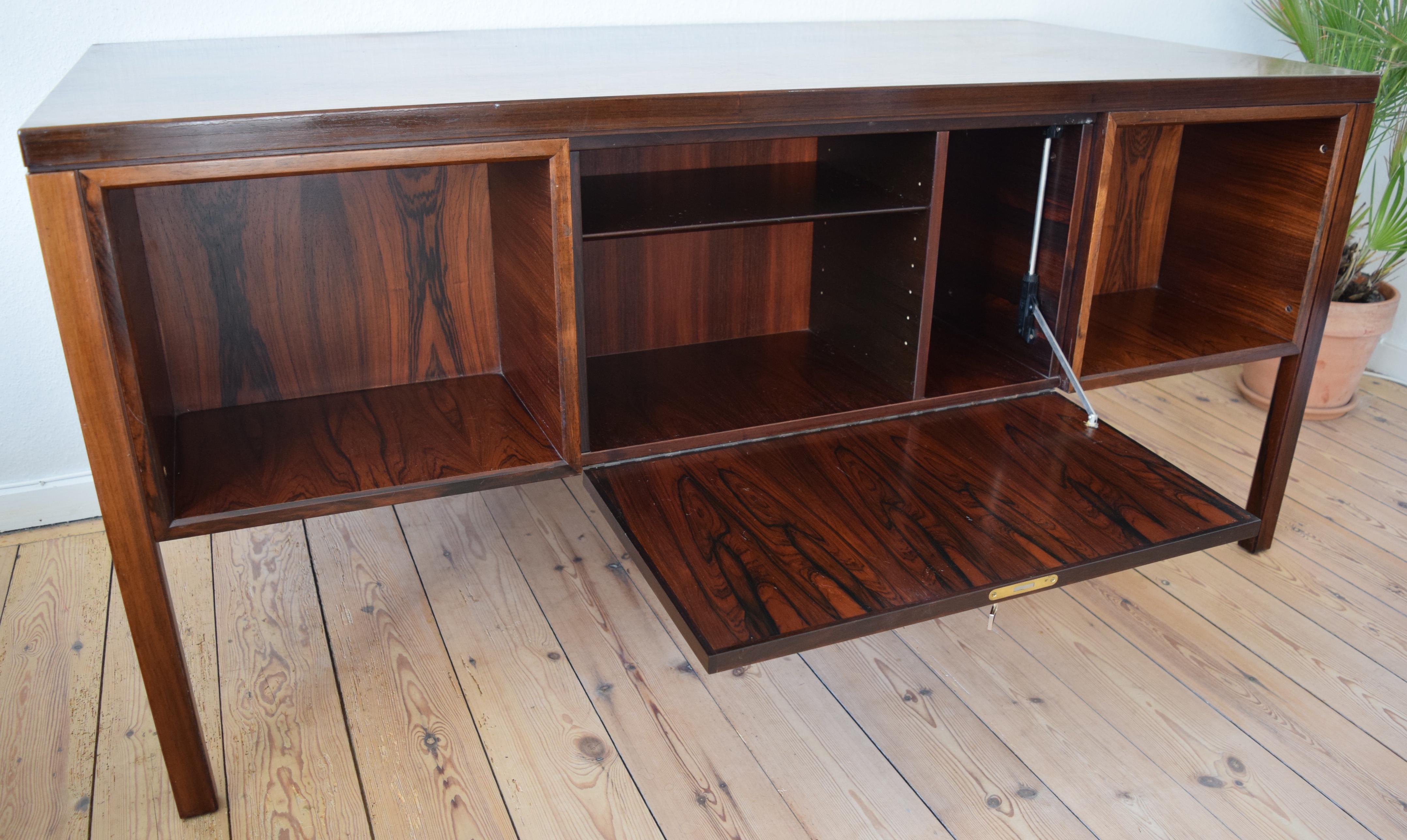 Rosewood Executive Desk by Gunni Omann, Denmark 3