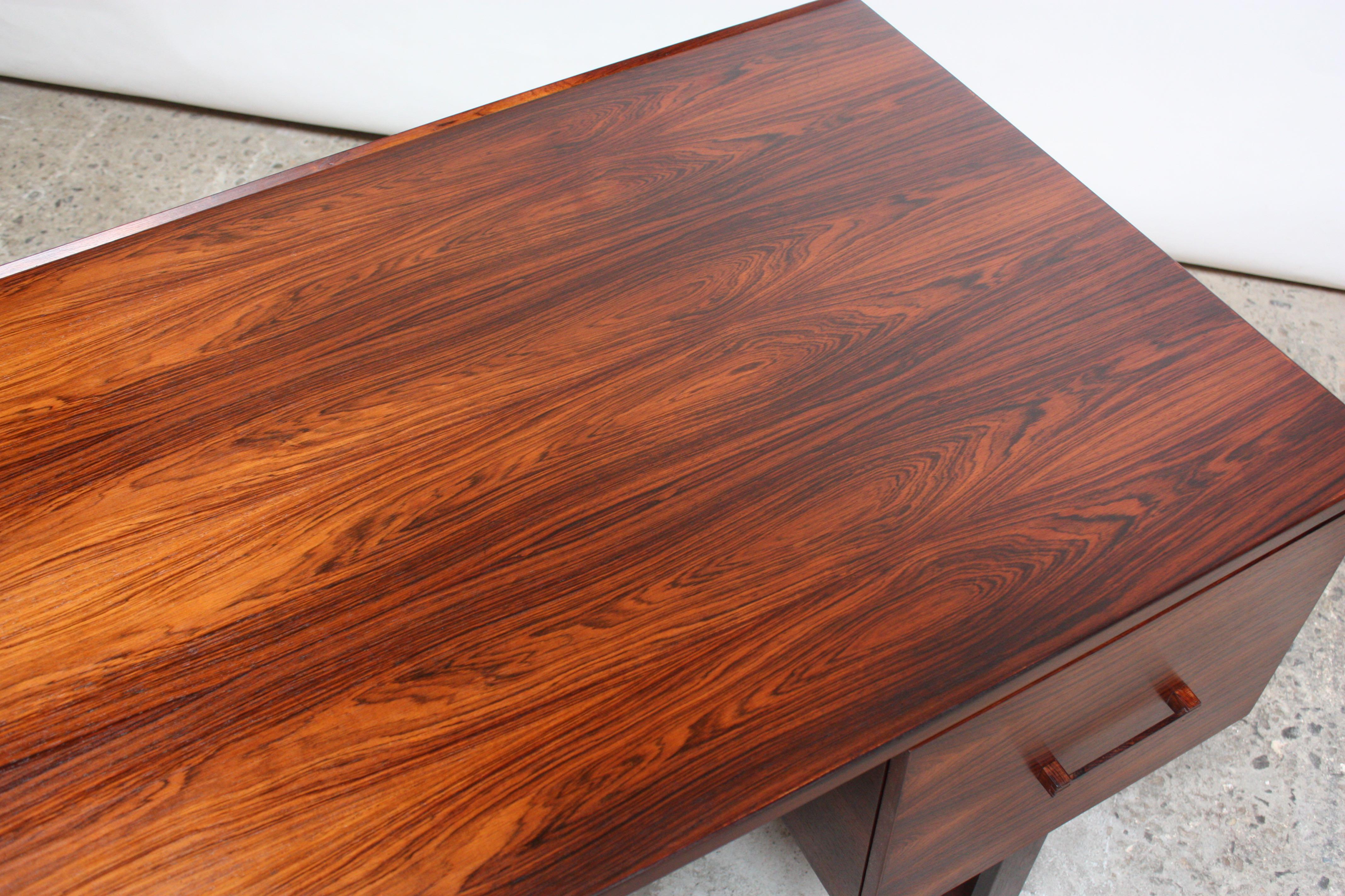 Rosewood Executive Desk by Henning Jensen and Torben Valeur for Dyrlund 2