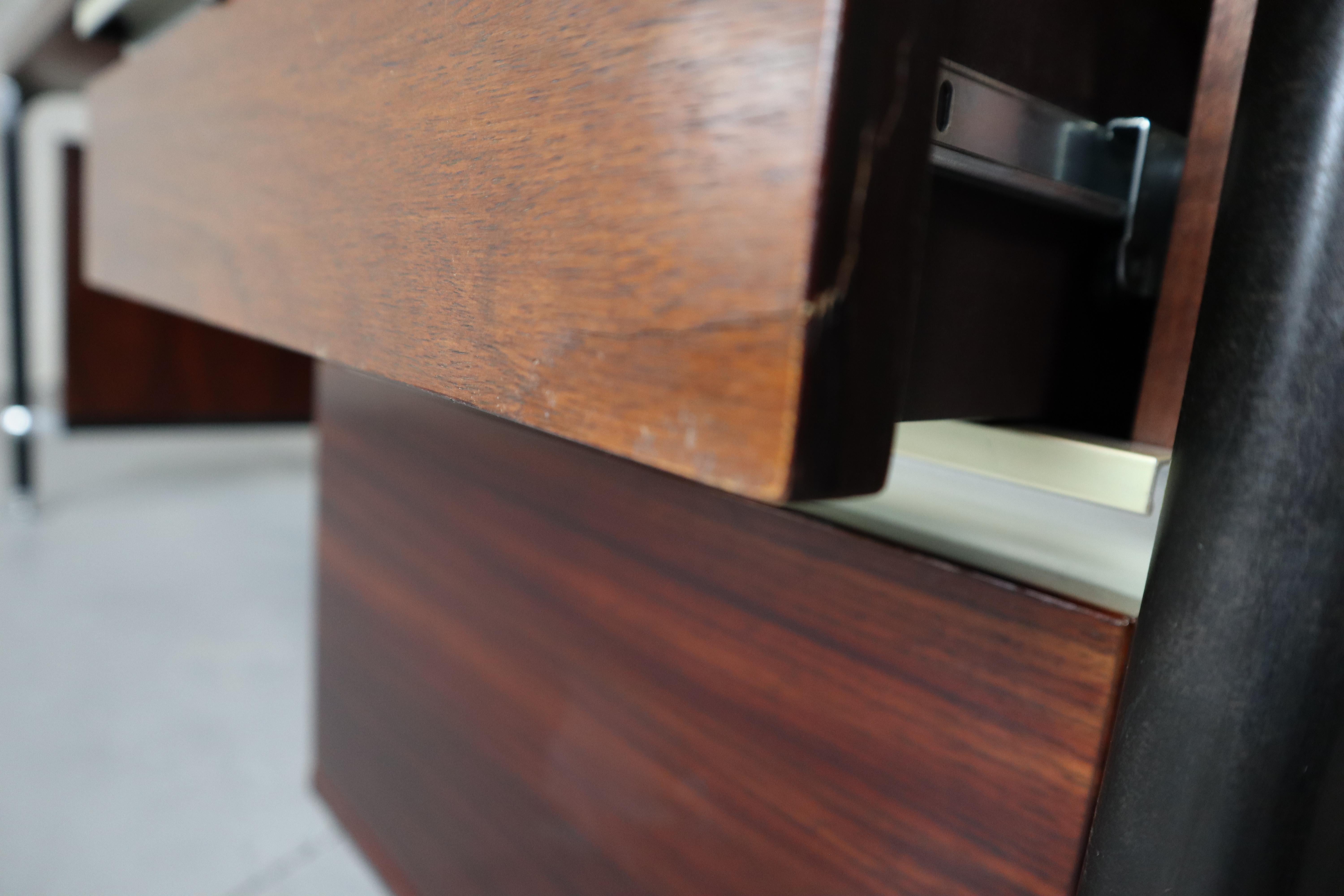 Rosewood Executive Desk by Ico & Luisa Parisi for Mim Roma 5
