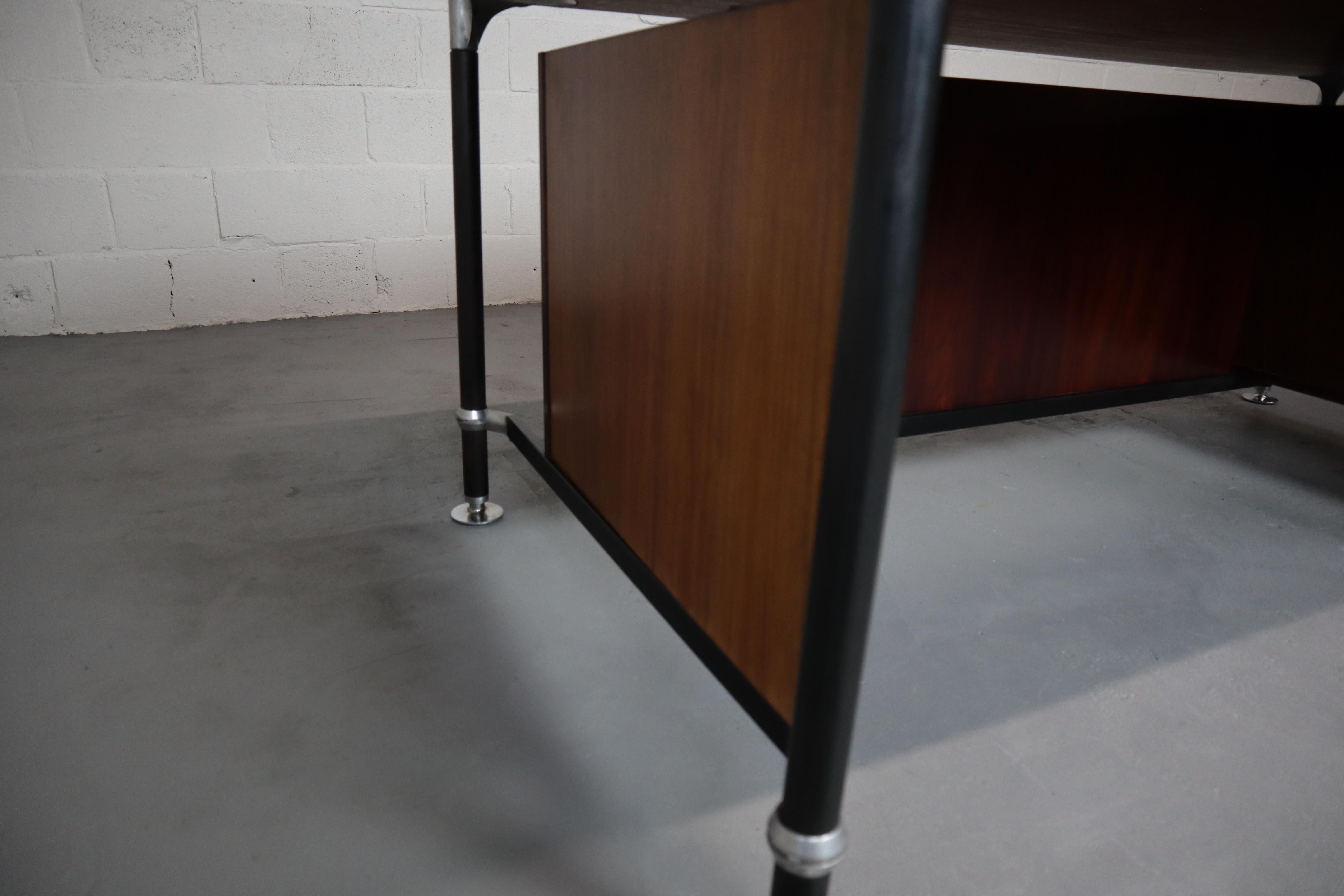 Rosewood Executive Desk by Ico & Luisa Parisi for Mim Roma 9