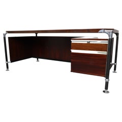 Rosewood Executive Desk by Ico & Luisa Parisi for Mim Roma