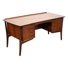 Rosewood Executive Desk by Svend Åge Madsen for H.P. Hansen
