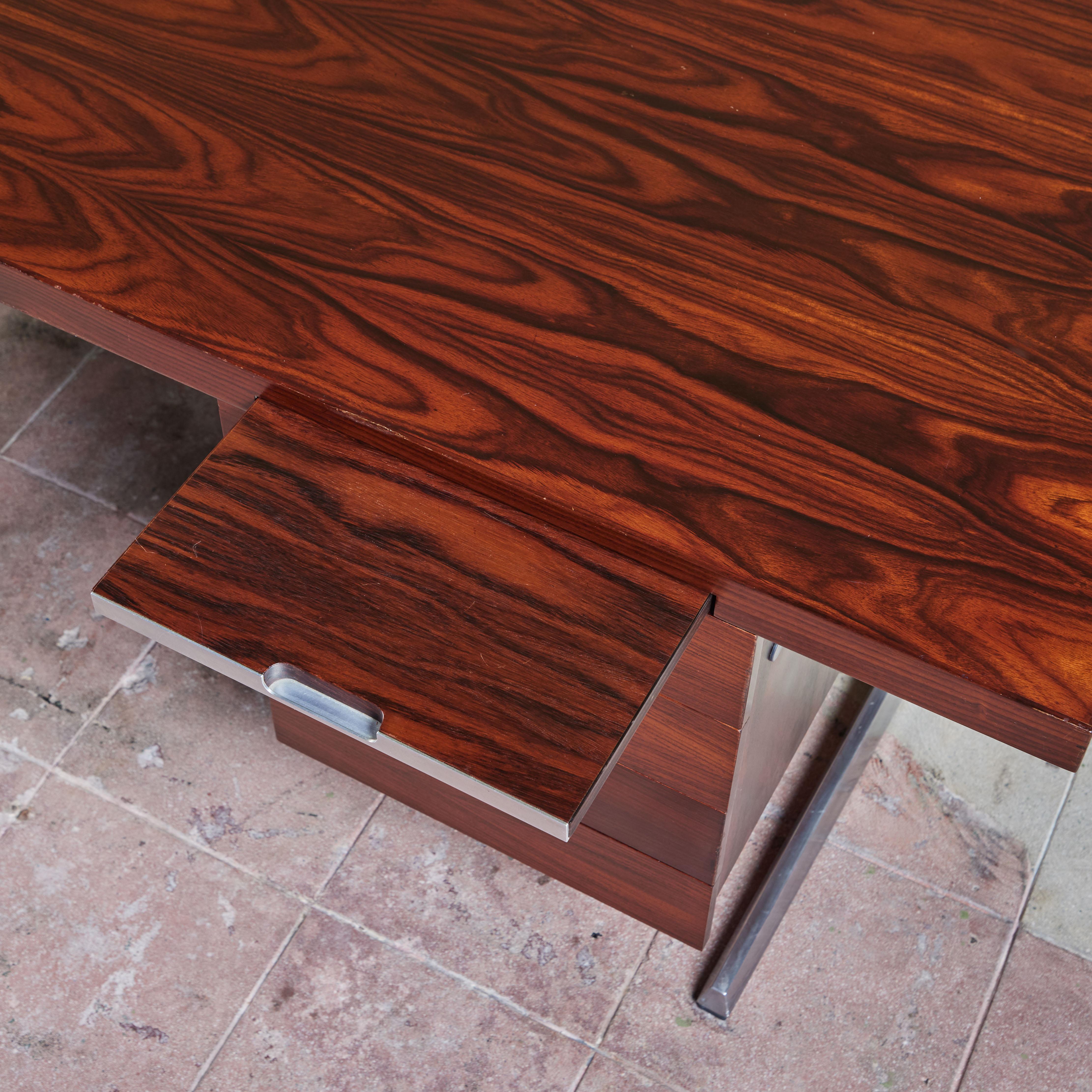 Rosewood Executive Desk for Nipu For Sale 10