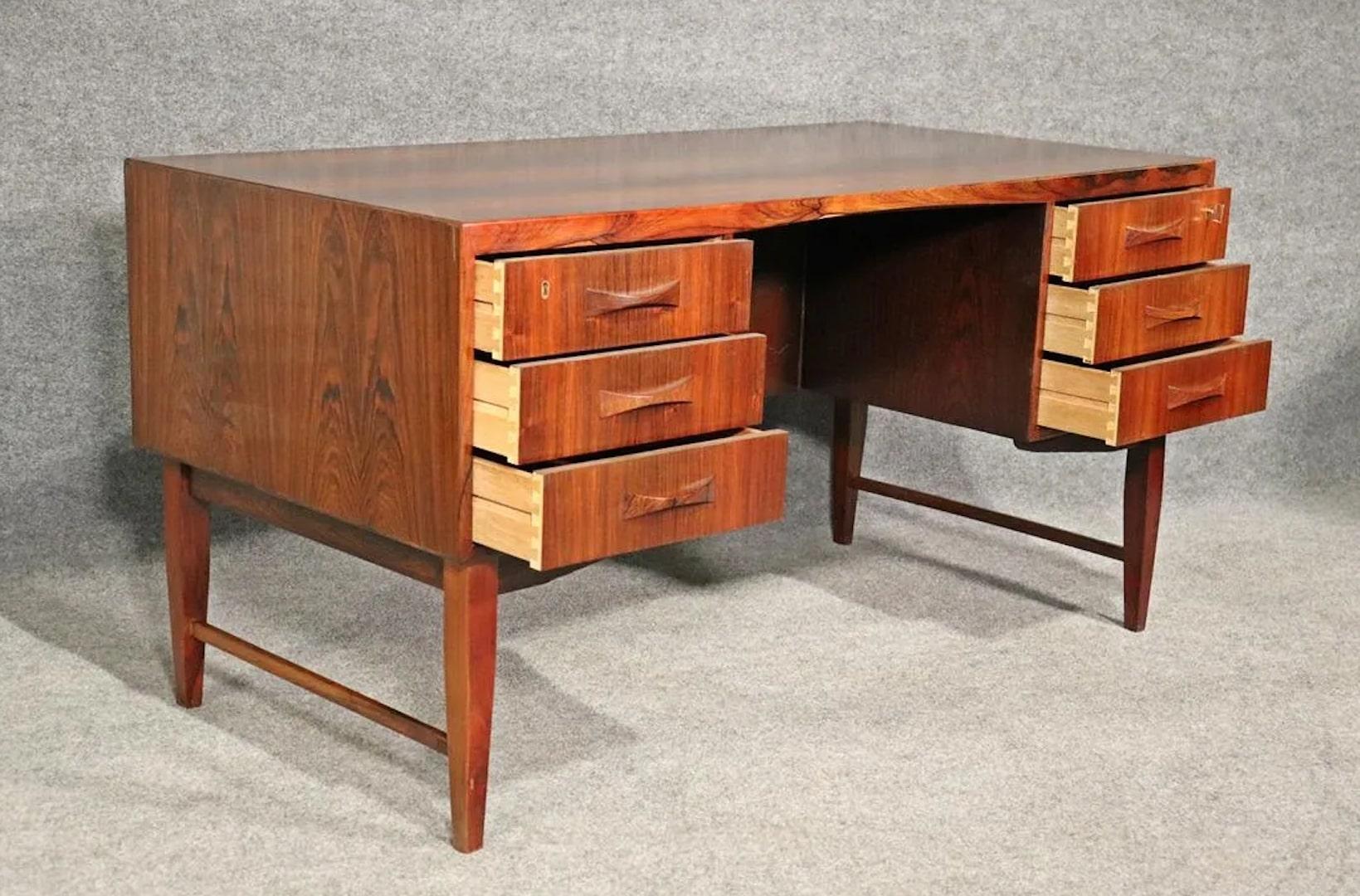 Rosewood Executive Desk For Sale 1