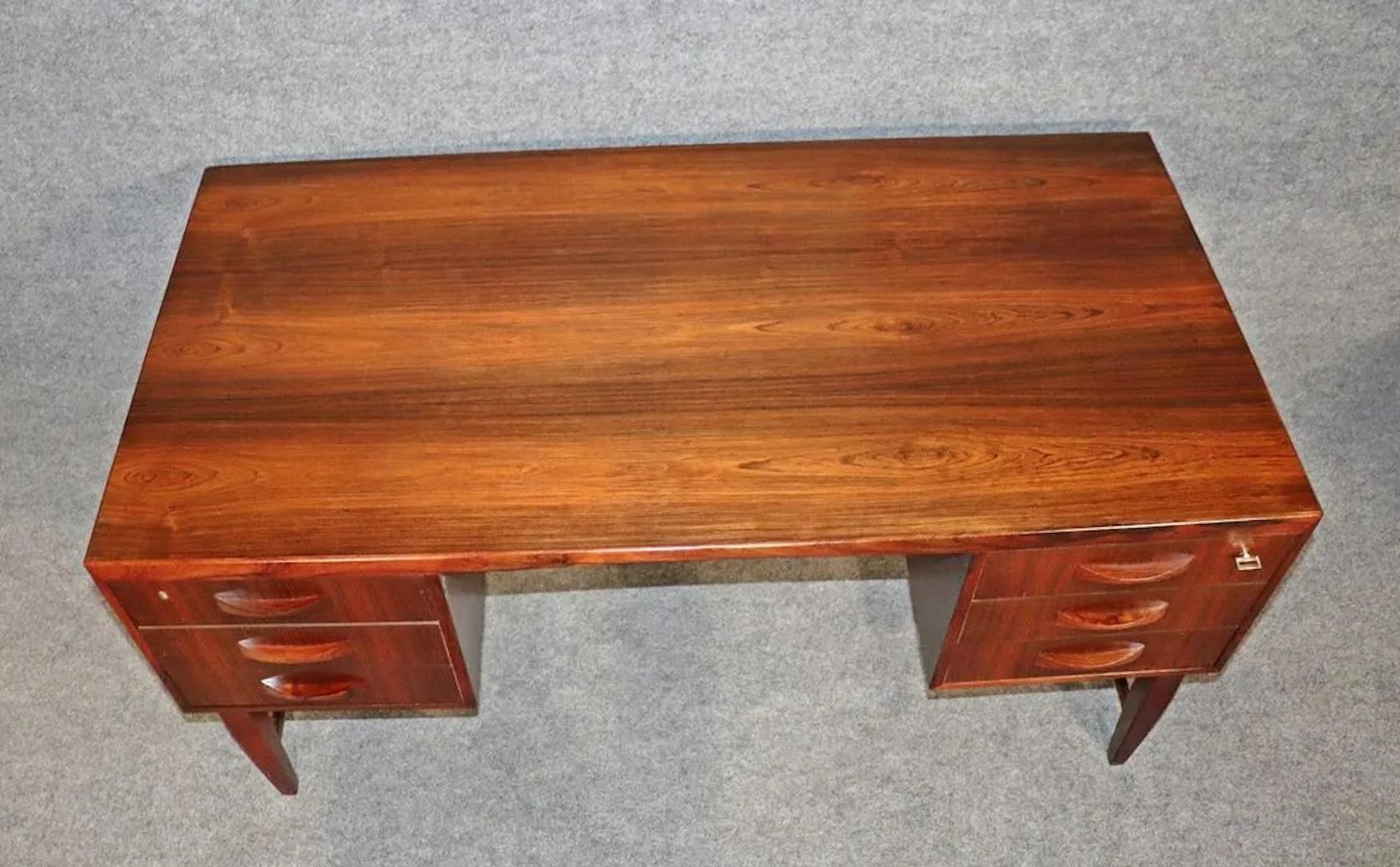 Rosewood Executive Desk For Sale 3