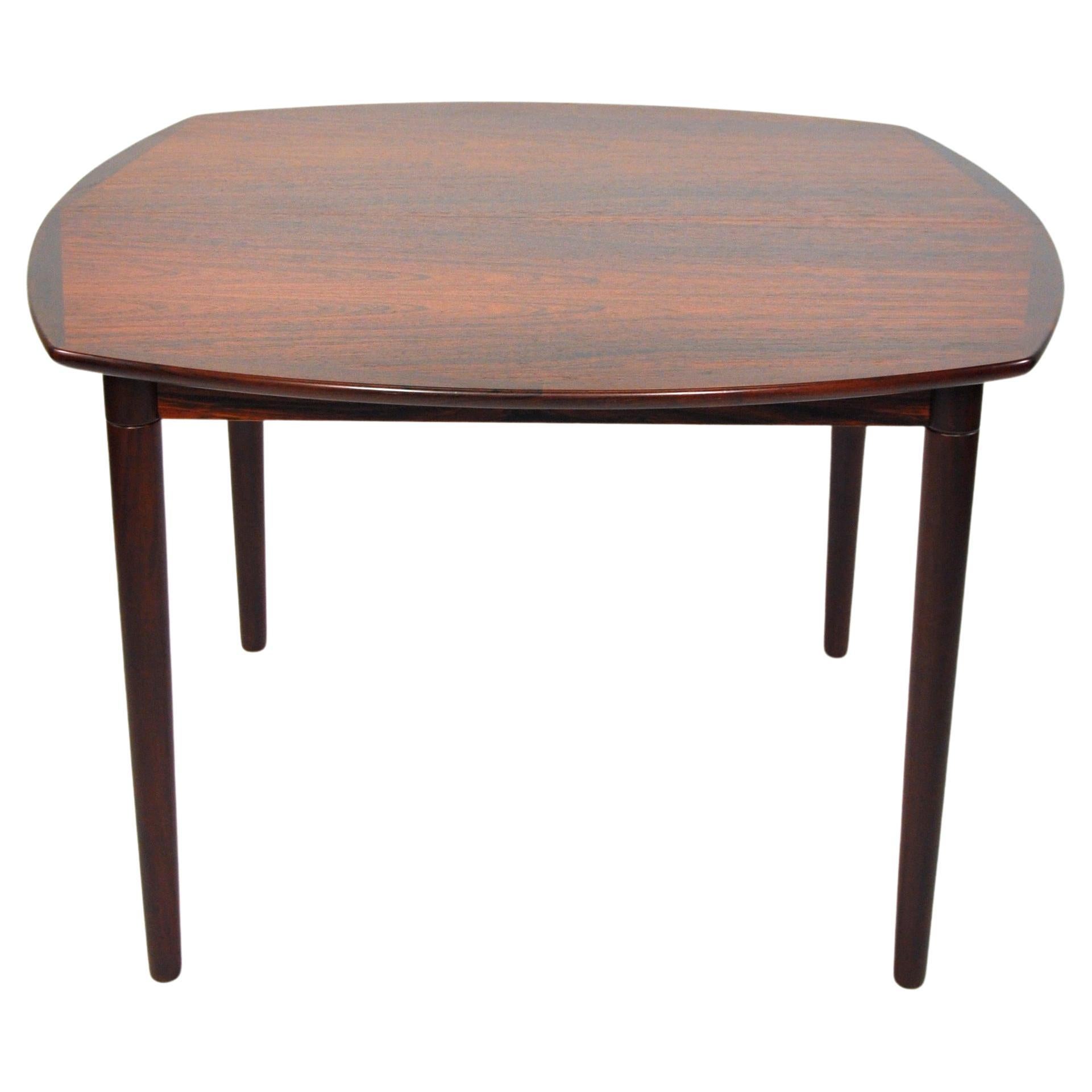 Vintage Danish Rosewood Oval Extension Dining Table by Rastad Relling 3