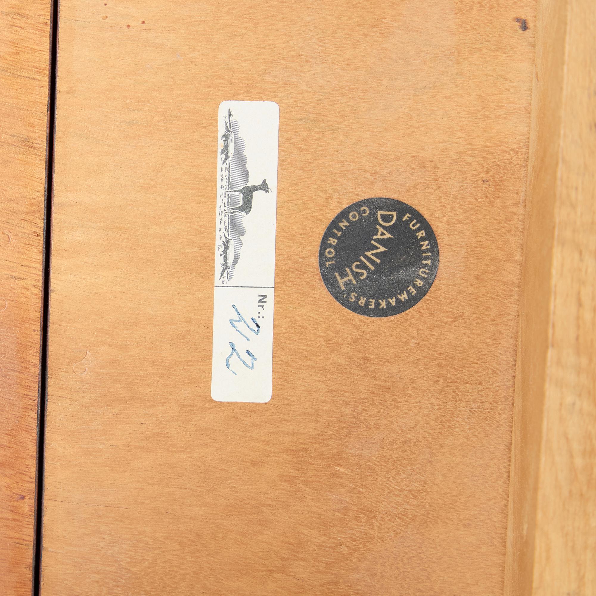 Table basse extensible en bois de rose pour Haslev Møbelsnedkeri en vente 2