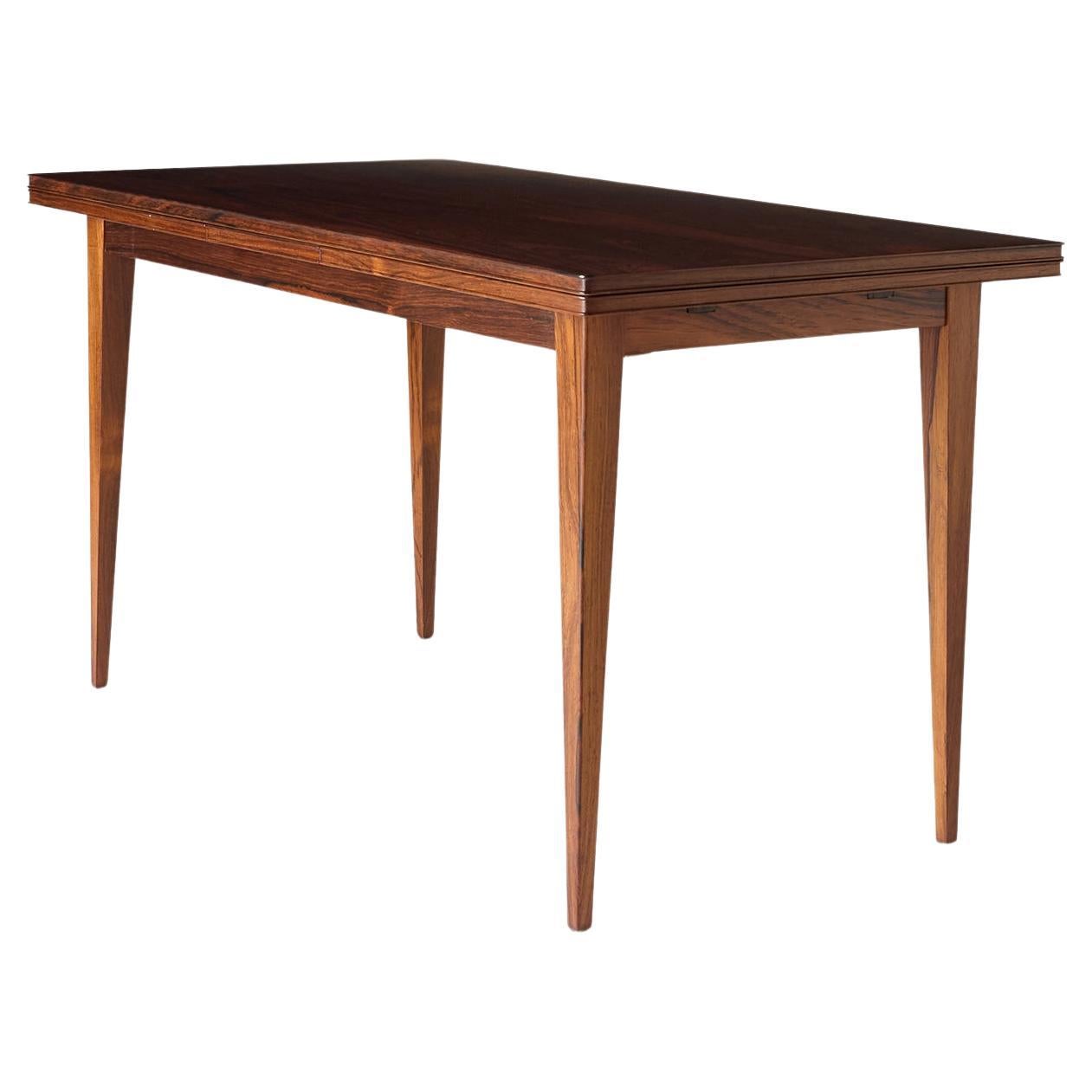 Table basse extensible en bois de rose pour Haslev Møbelsnedkeri en vente