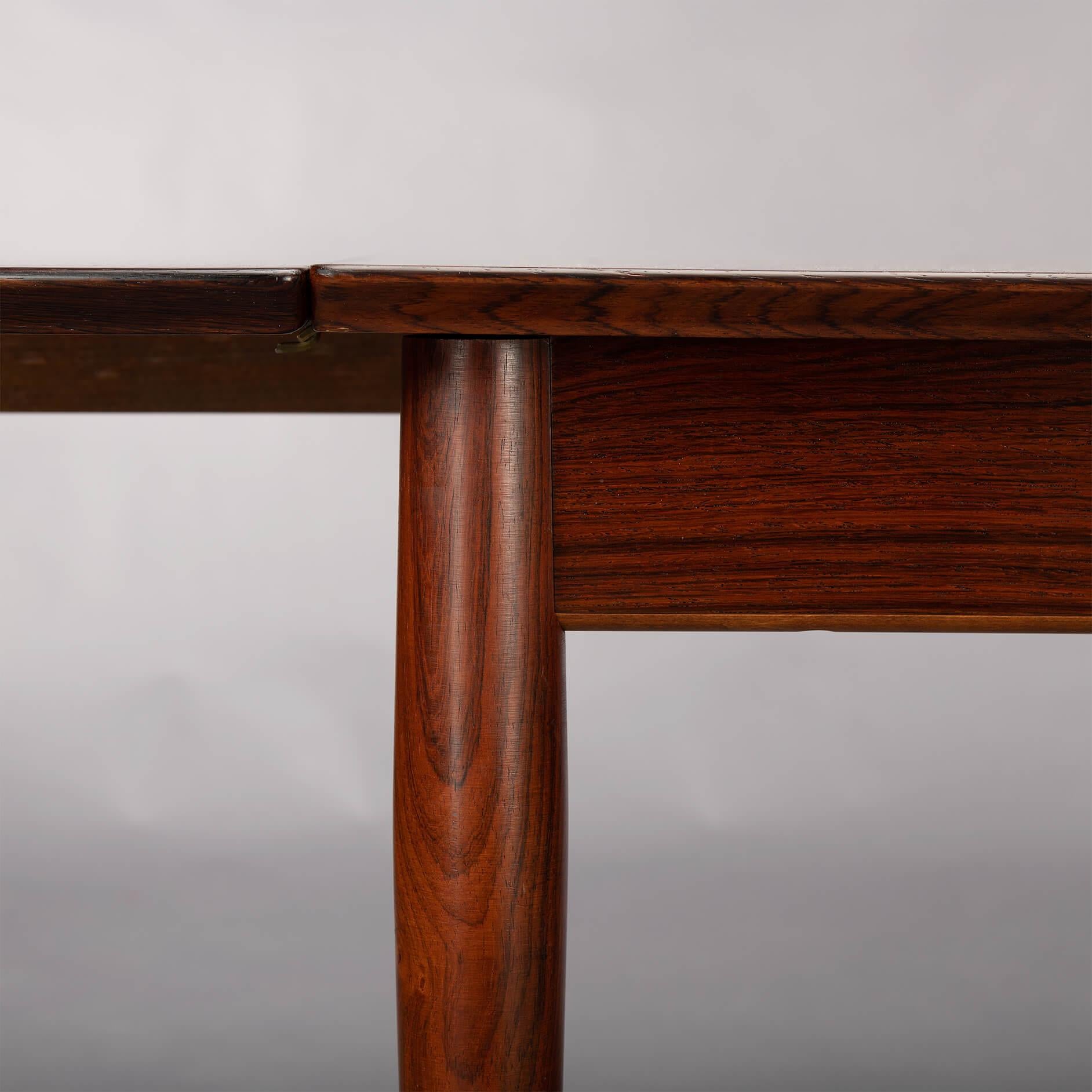 Rosewood Extendable Dining Table by Arne Vodder for Sibast, 1960s 4