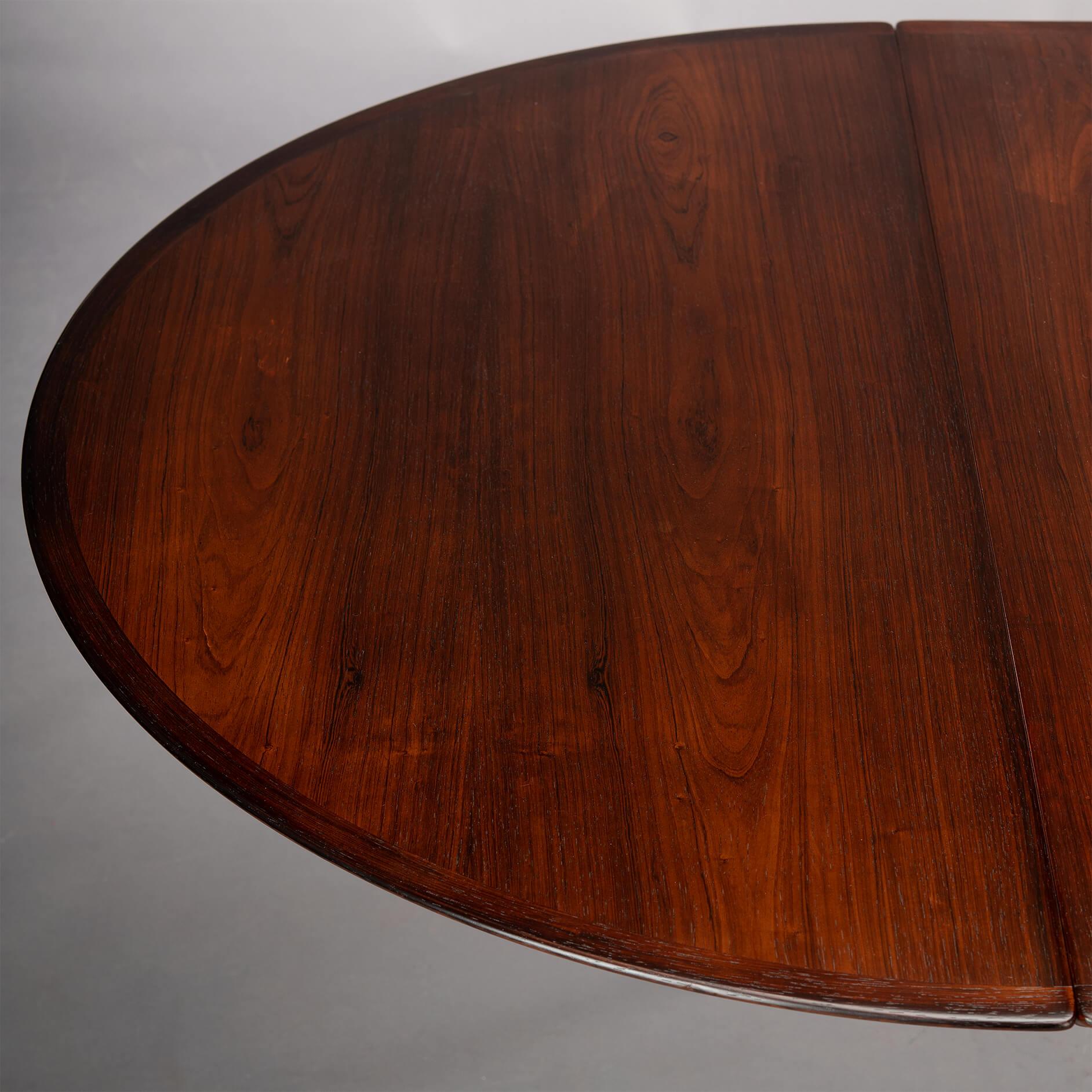 Rosewood Extendable Dining Table by Arne Vodder for Sibast, 1960s 5