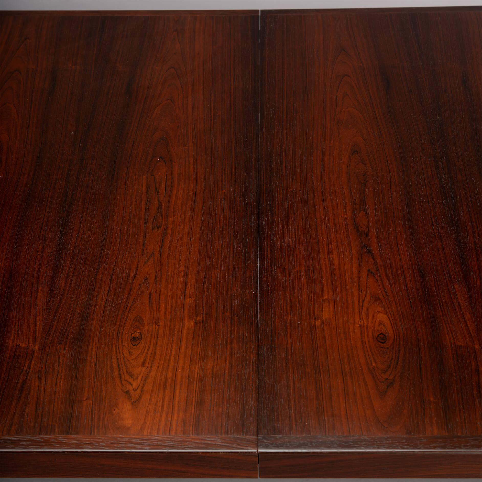 Rosewood Extendable Dining Table by Arne Vodder for Sibast, 1960s 8