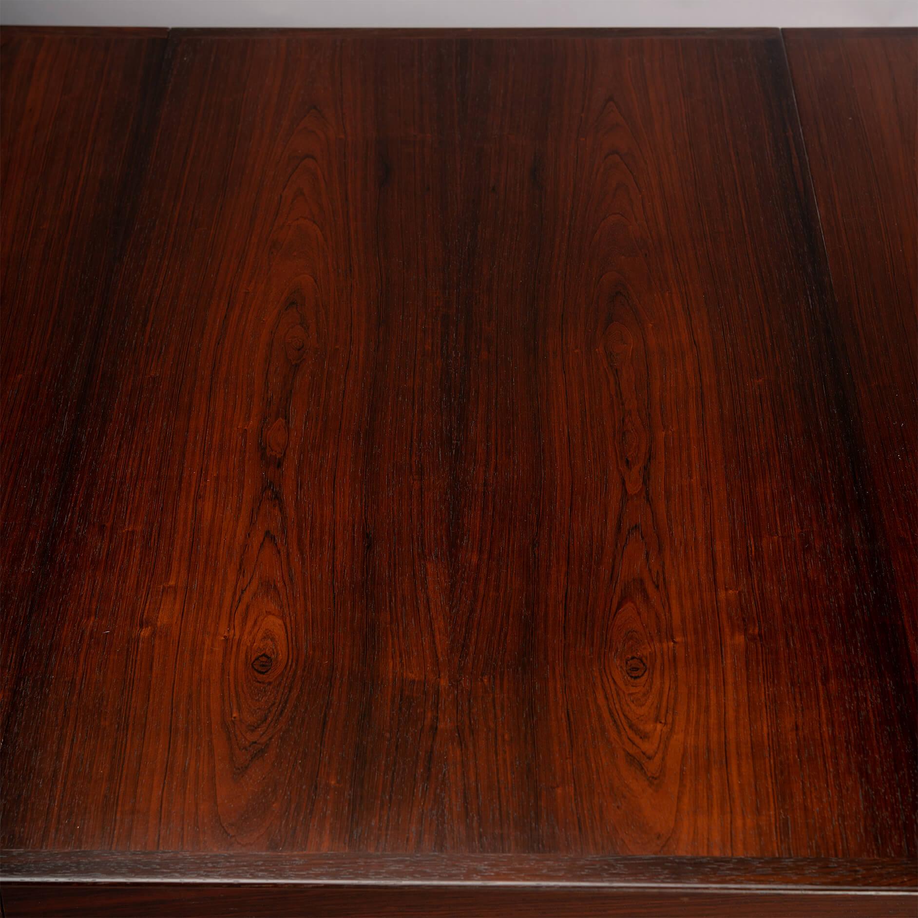 Rosewood Extendable Dining Table by Arne Vodder for Sibast, 1960s 9