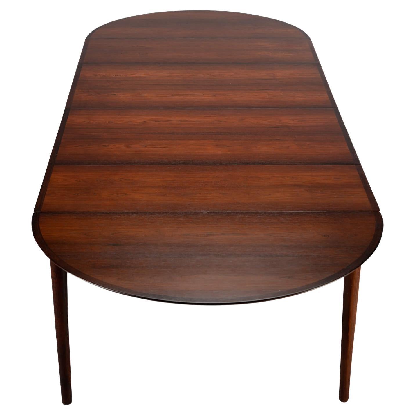 Rosewood Extendable Dining Table by Arne Vodder for Sibast, 1960s