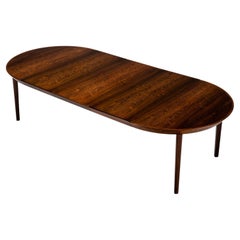 Rosewood Extendable Dining Table by Ole Hald for Gudme Mobelfabrik, Denmak c1960