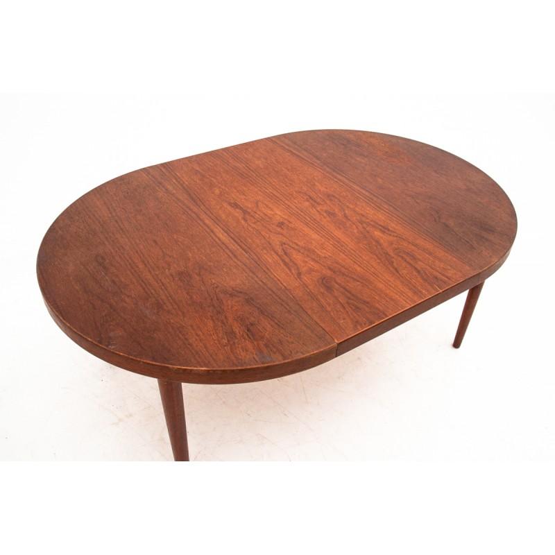 Rosewood Extendable Dining Table in Danish Design, 1960s 1