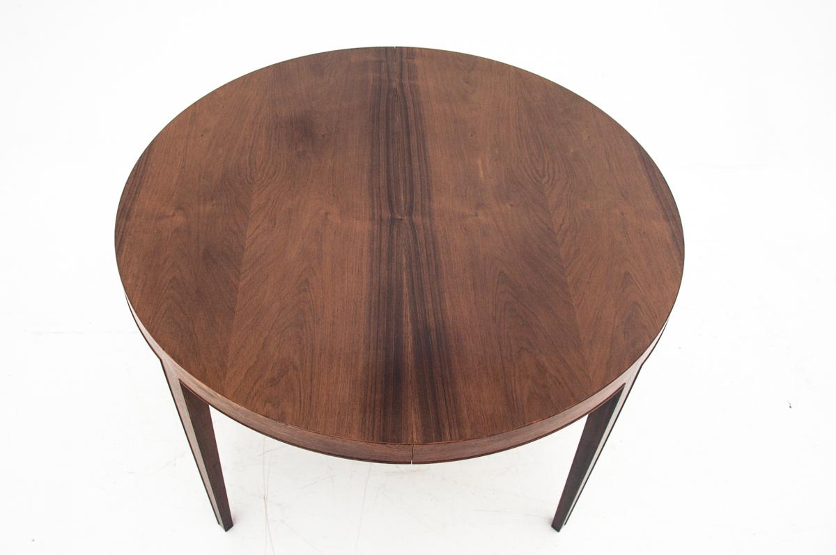 Mid-Century Modern Rosewood Extendable Table by Severin Hansen, Danish Design, 1960s