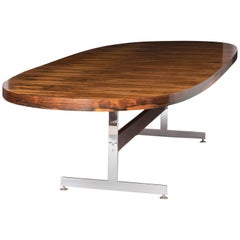 Rosewood Extending Dining Table by Merrow Associates, England, circa 1960