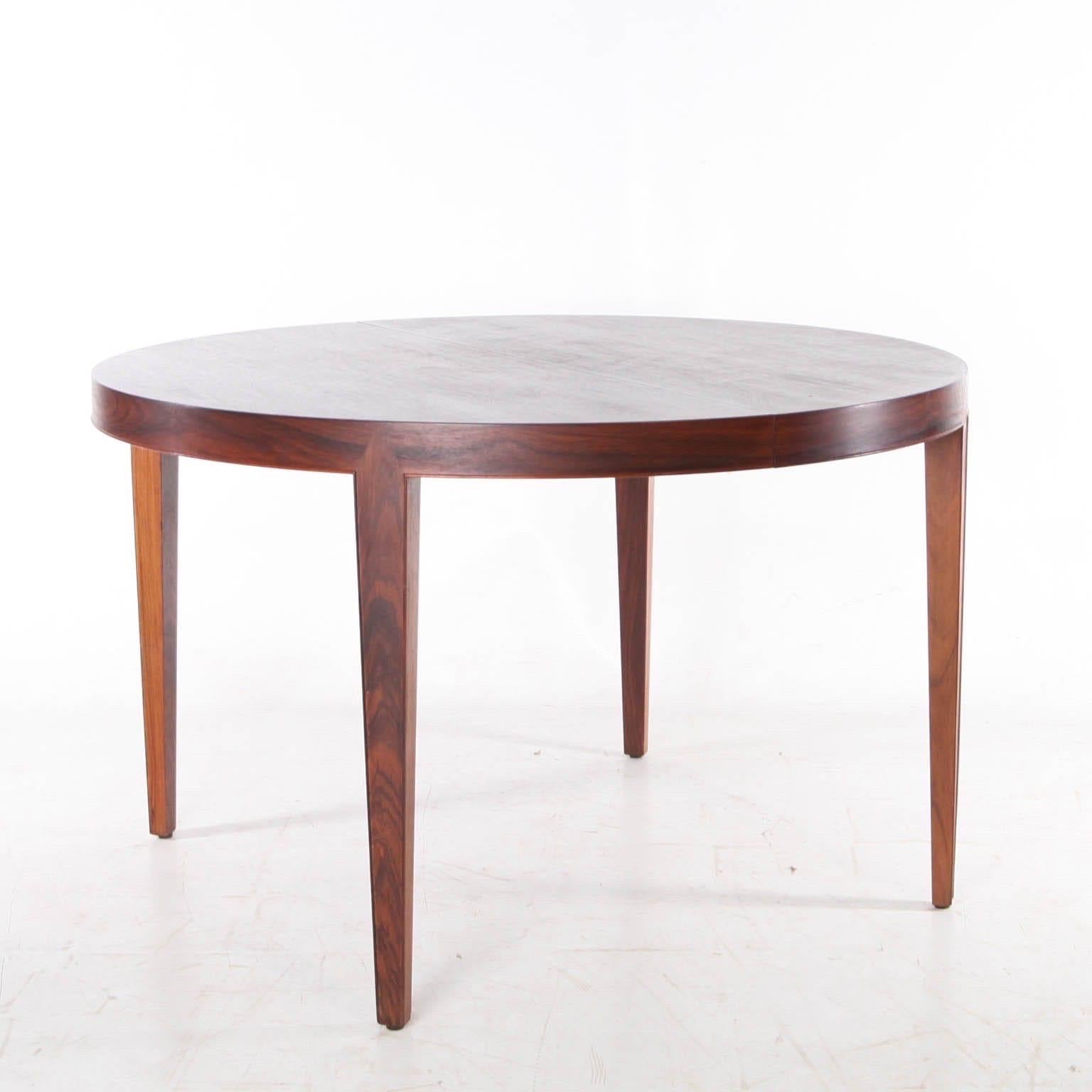 Table de salle à manger à rallonge en bois de rose en vente 5
