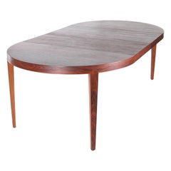 Mesa de comedor extensible de palisandro