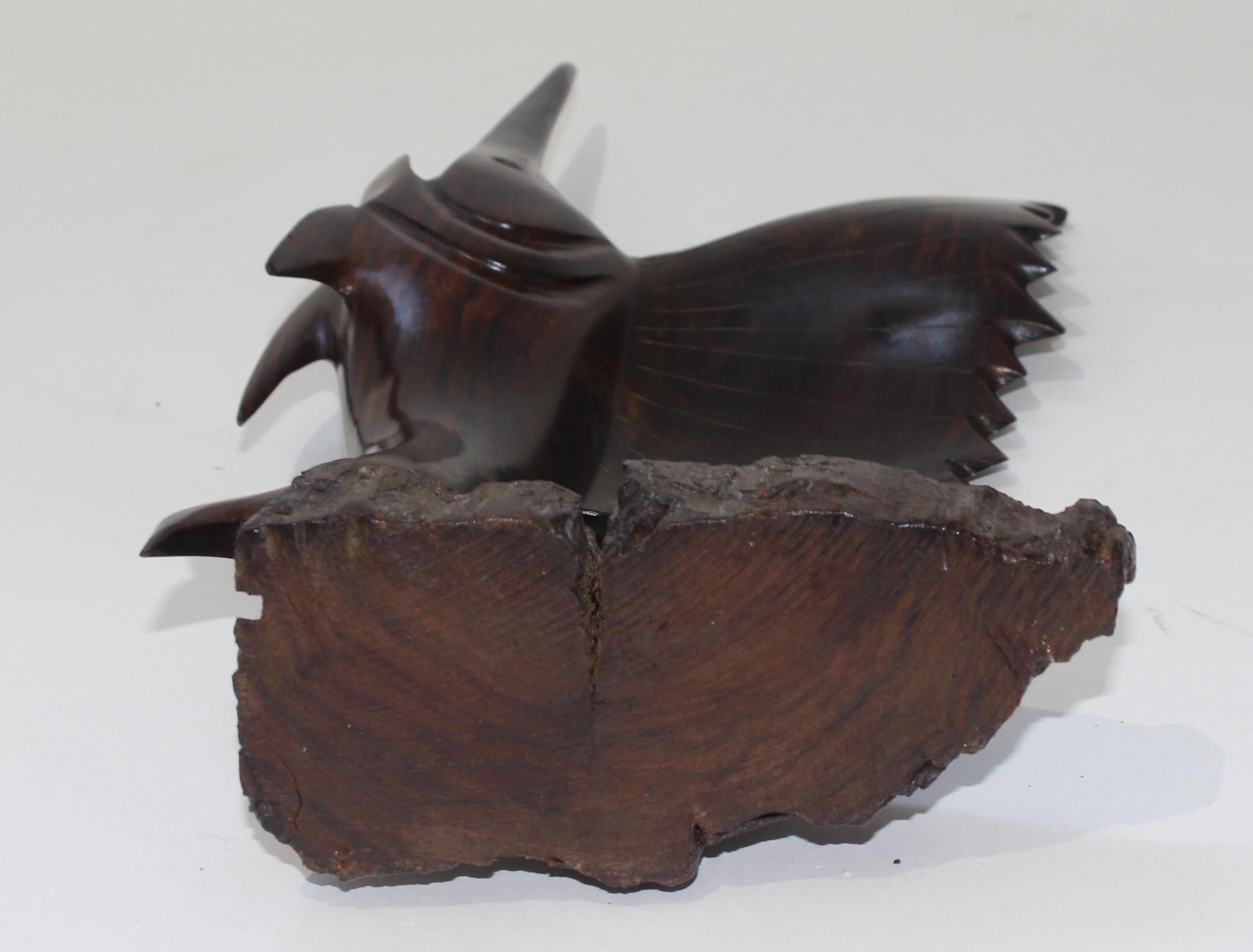 Rosewood Figure of a Sailfish For Sale 5