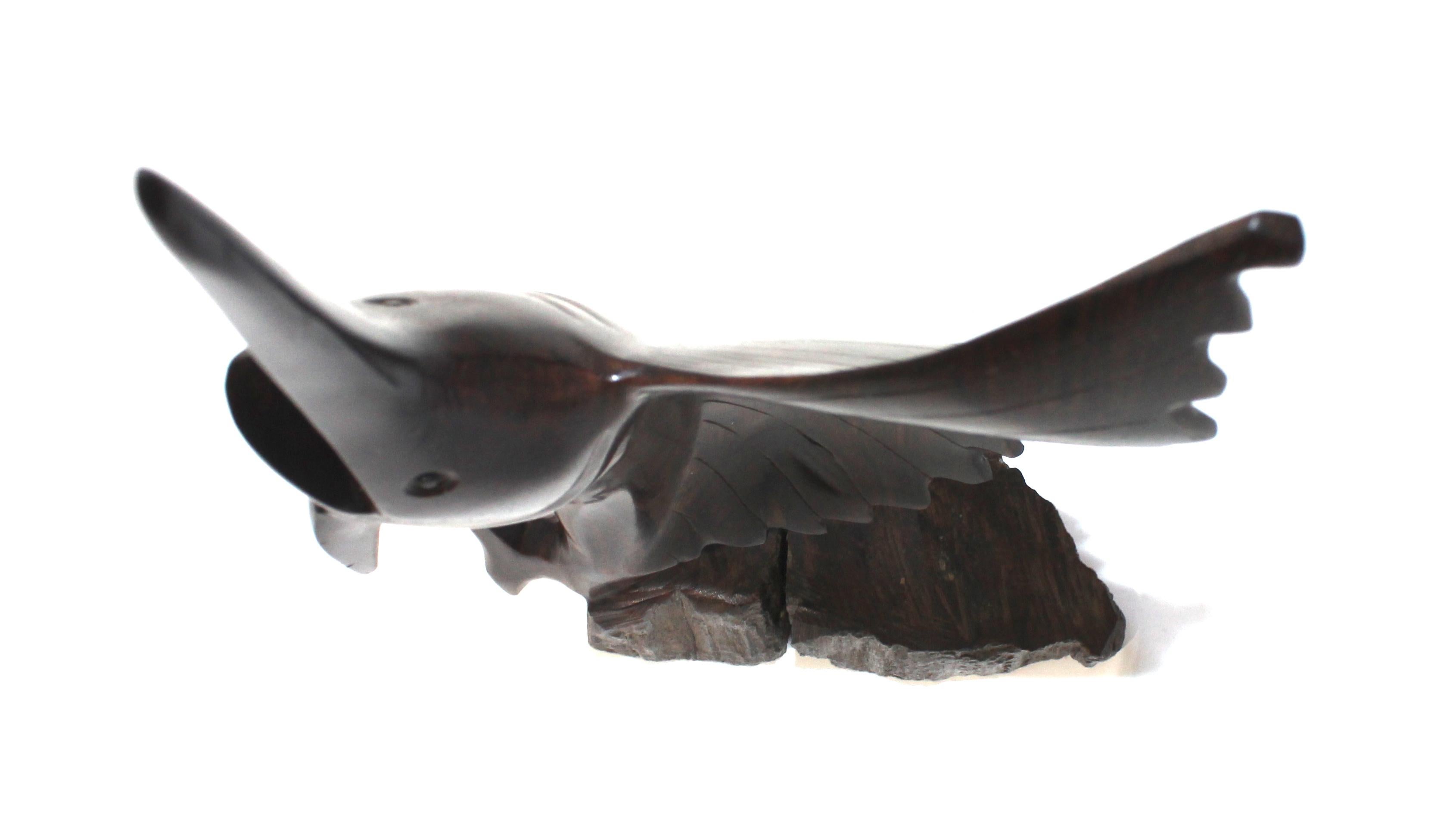 Rosewood Figure of a Sailfish For Sale 7