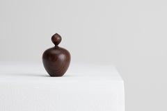 Rosewood Finial Lid Box by Master Craftsman Ray Key c1990s trinket vase