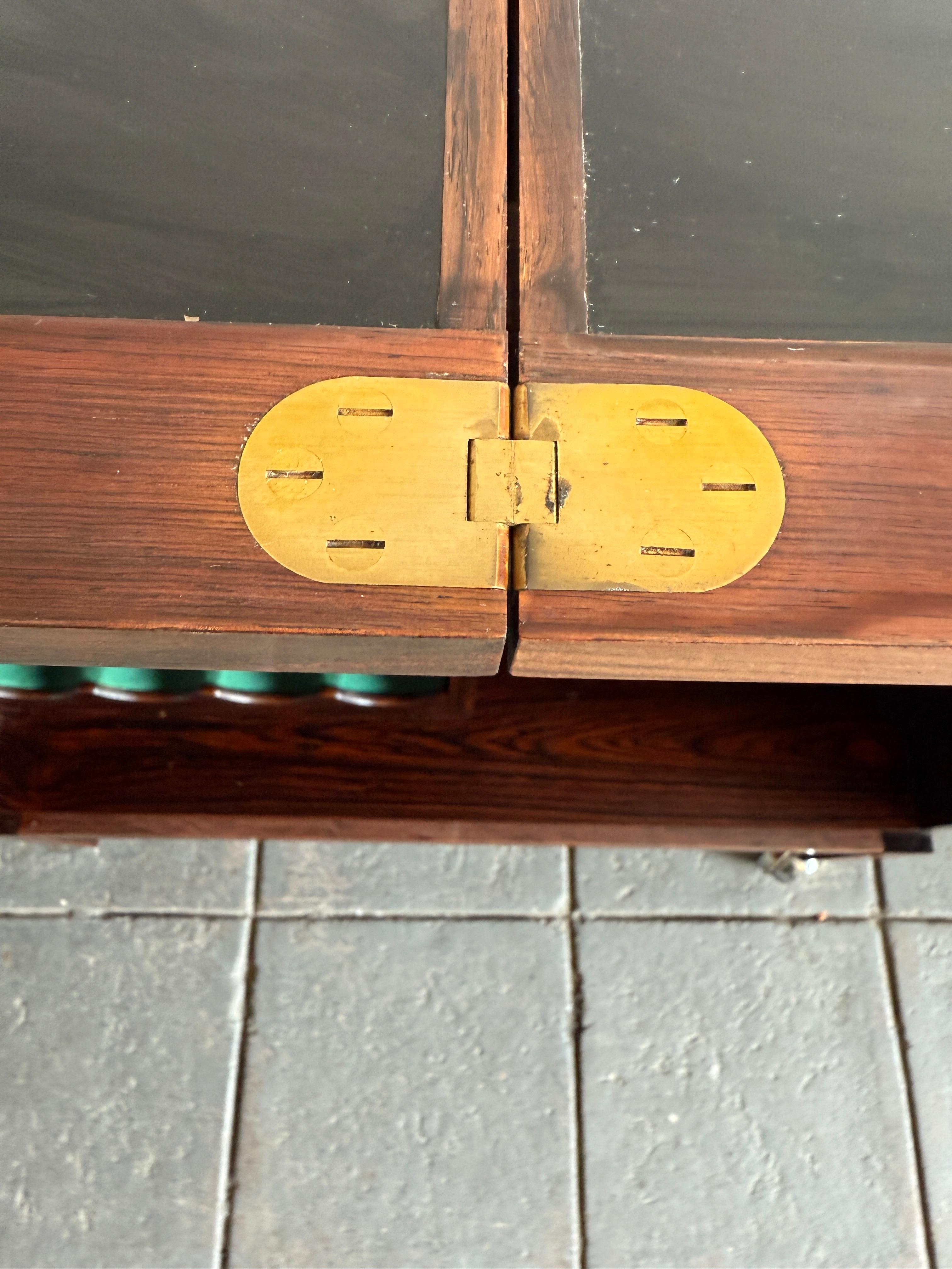 Carrito de bar abatible de palisandro Por Torbjørn Afdal para Bruksbo Noruega en venta 2