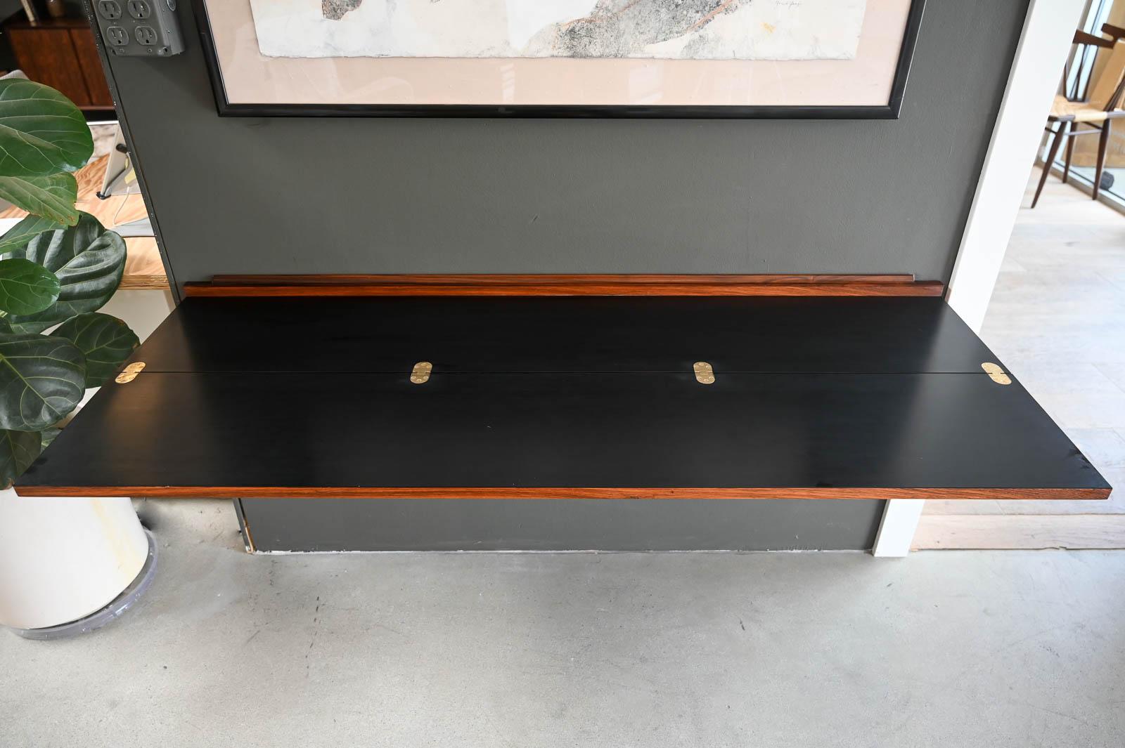 Rosewood Floating Desk by Arne Hovmand-Olsen, ca. 1960 6