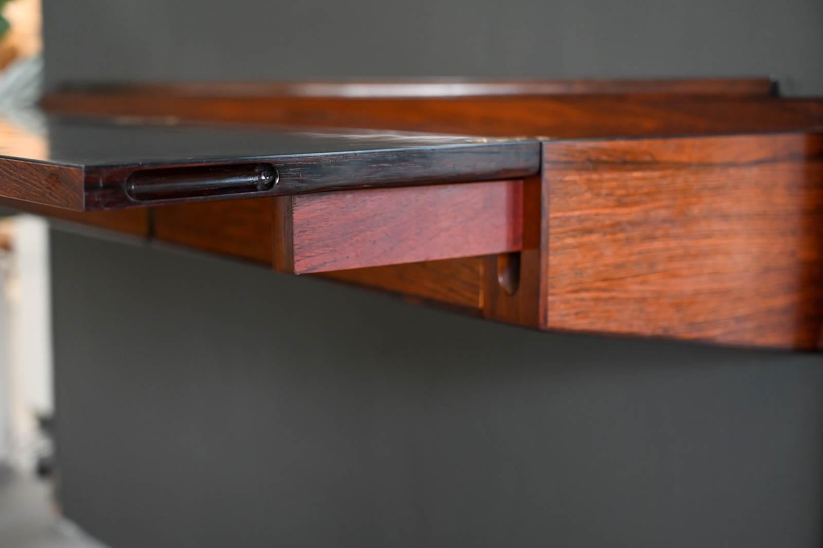 Rosewood Floating Desk by Arne Hovmand-Olsen, ca. 1960 9