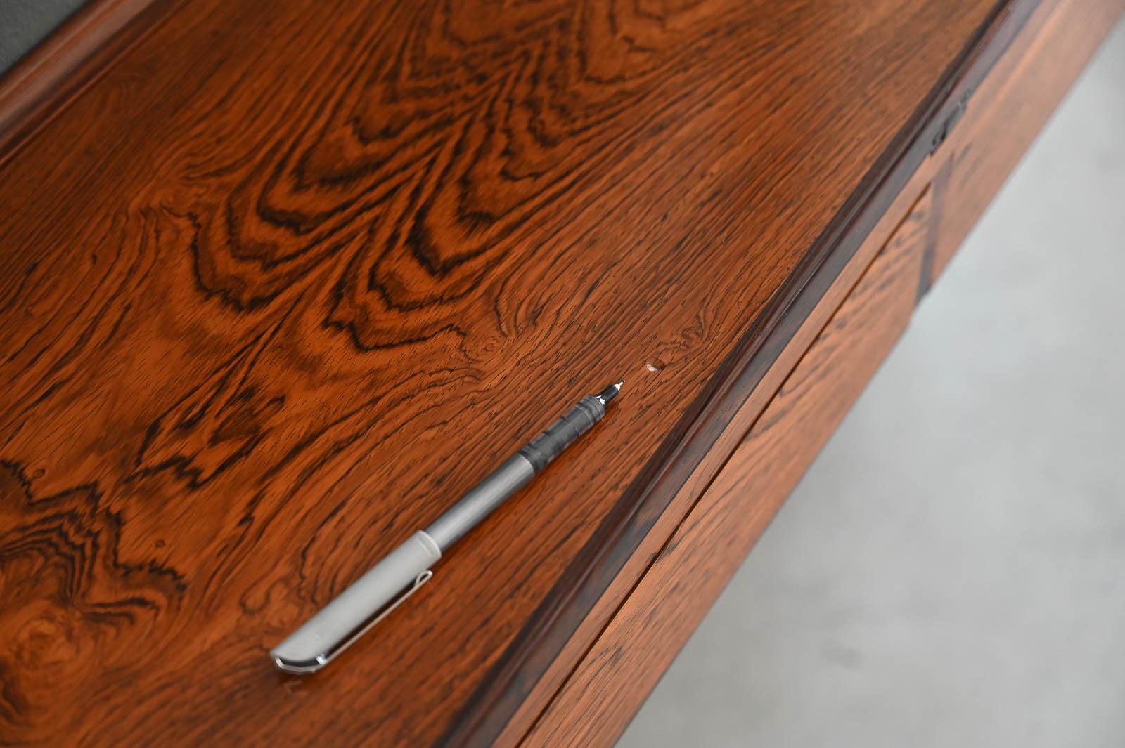 Rosewood Floating Desk by Arne Hovmand-Olsen, ca. 1960 12