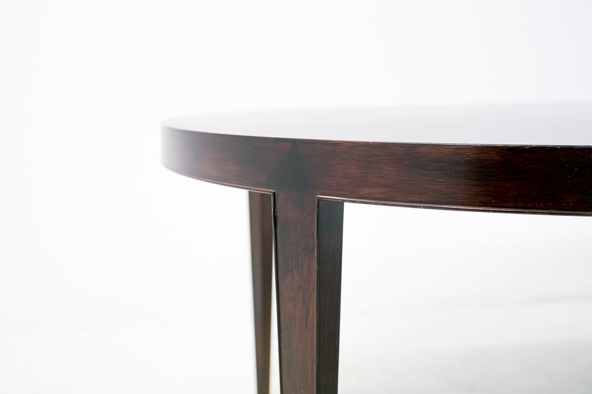 Scandinavian Modern Rosewood Folding Dining Table by Severin Hansen