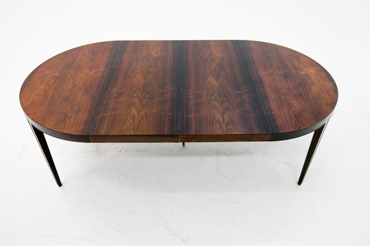 Rosewood Folding Dining Table by Severin Hansen In Good Condition In Chorzów, PL