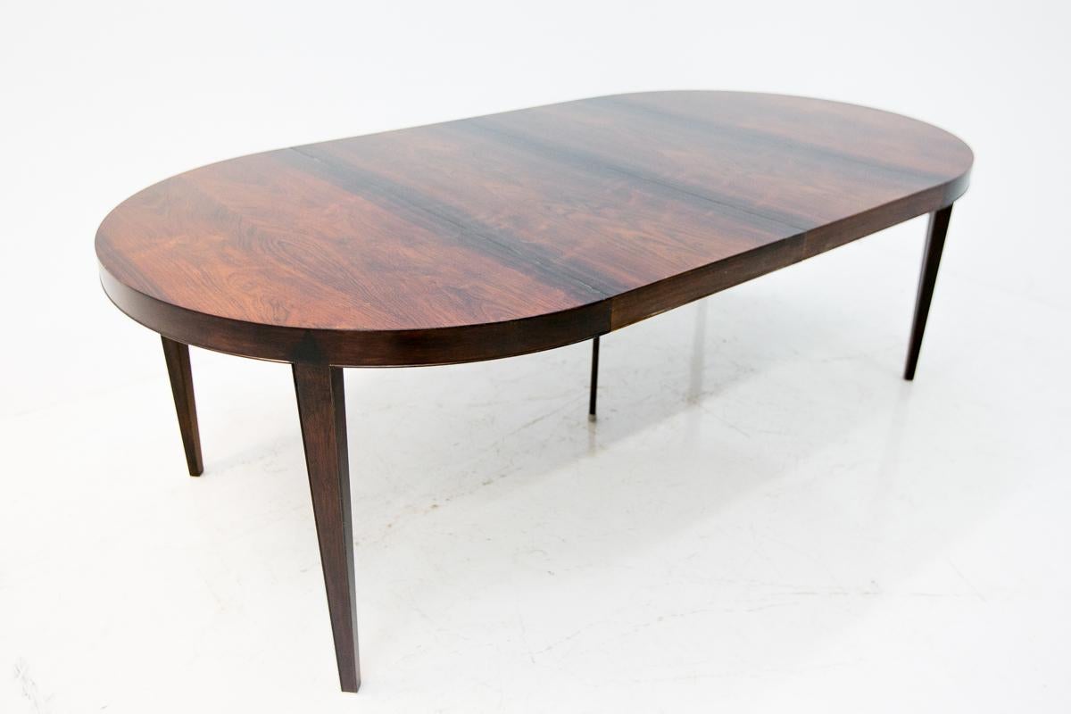 Mid-20th Century Rosewood Folding Dining Table by Severin Hansen
