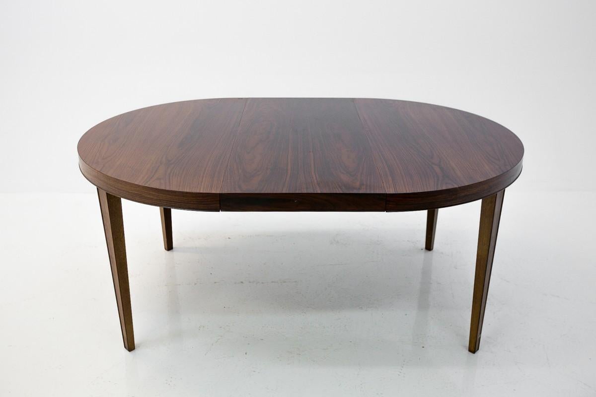 Danish Rosewood Folding Dining Table, 1960s After Renovation 2