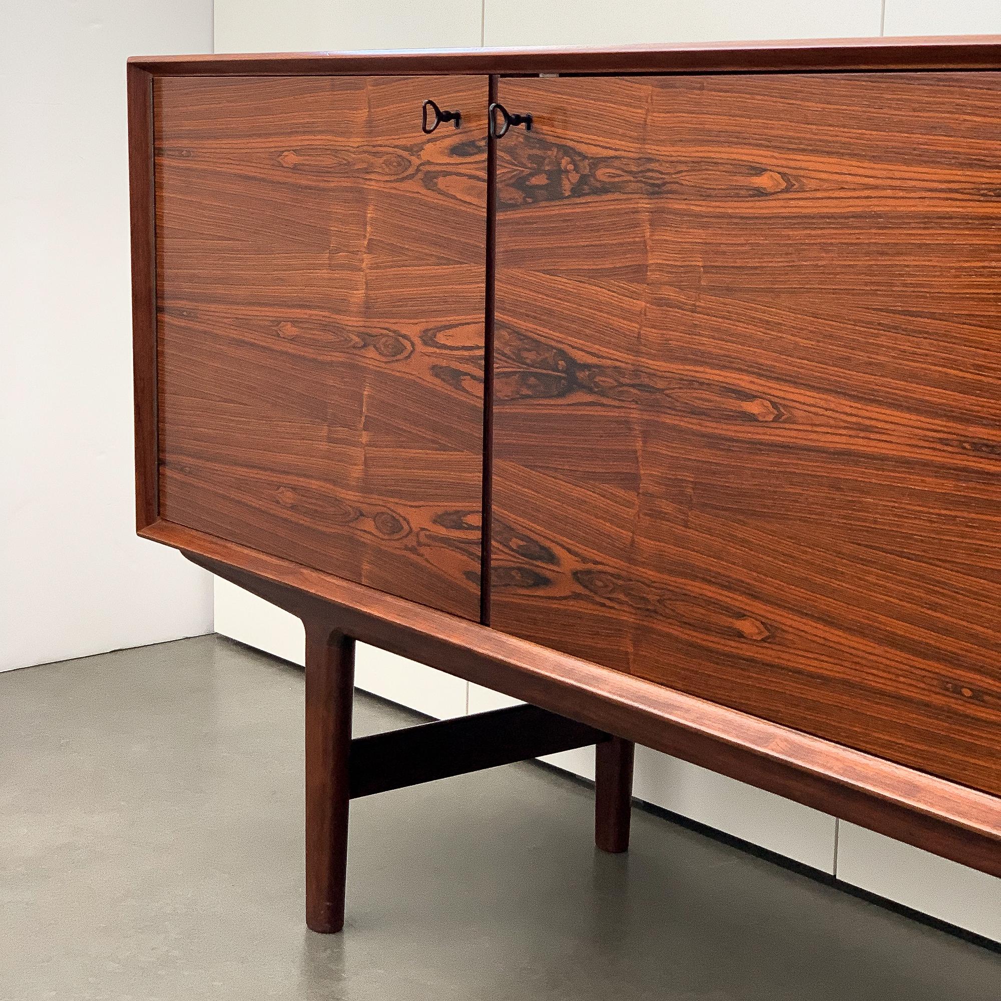 Rosewood Four Door Sideboard by Fredrik Kayser for Viken Mobelfabrik 11