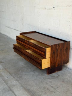 Rosewood Four Drawer Dresser Storage Bagn Mobelindustri Bruksbo Norway 1960s