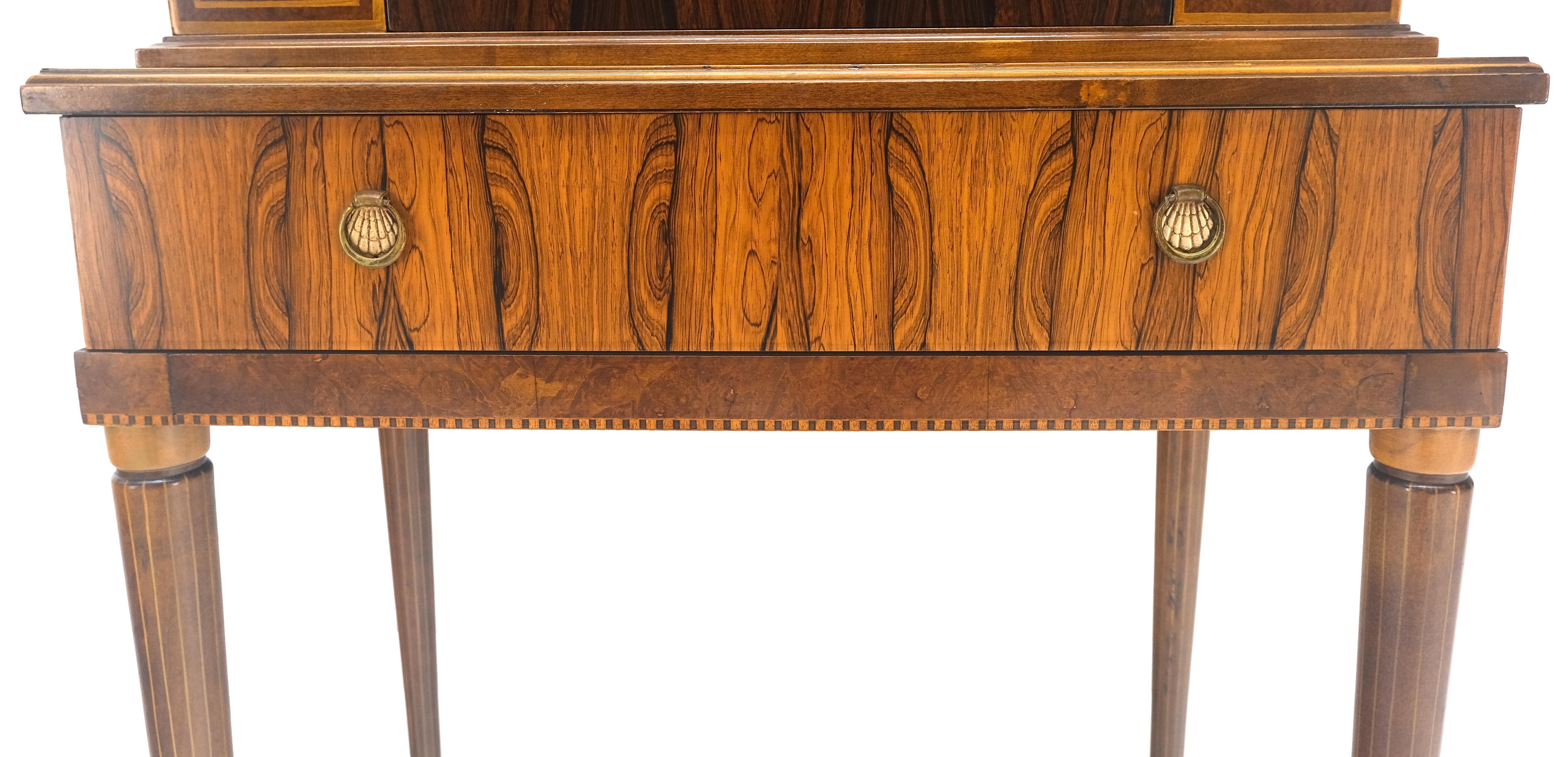 Palissandro francese Art Deco con gambe affusolate, credenza, buffet, armadio a muro MINT! in vendita 11